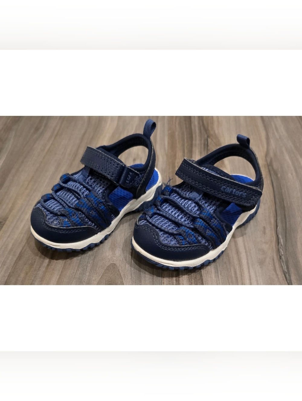 Carter’s Boys Water Sandals Navy Size 6M Toddler Hiking Summer Shoes